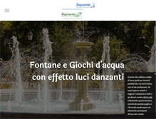 Tablet Screenshot of fontane-rapisarda.it